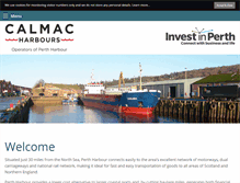 Tablet Screenshot of perthharbour.co.uk